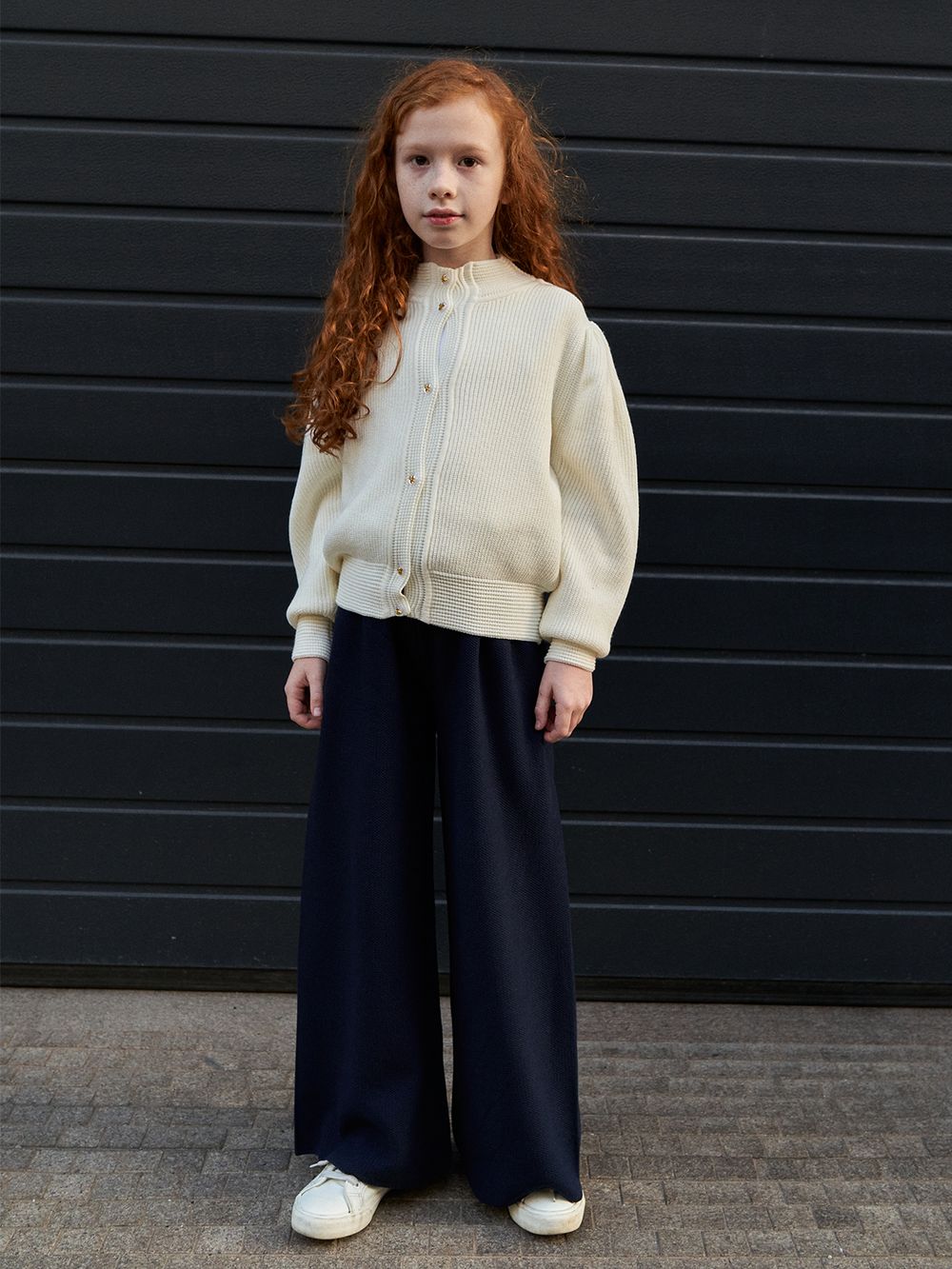 Кардиган для девочки AT1058 молочный