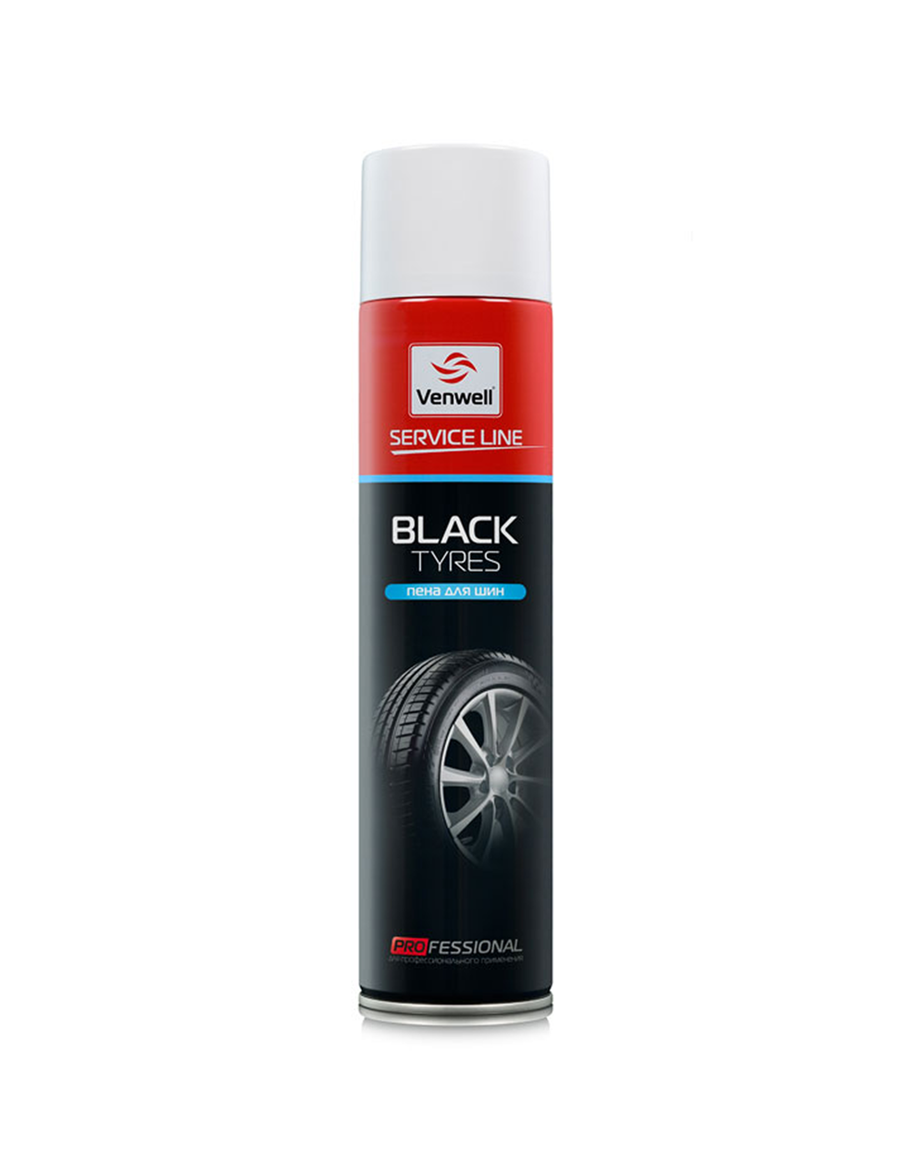 Venwell пена для шин BLACK TYRES спрей 600мл