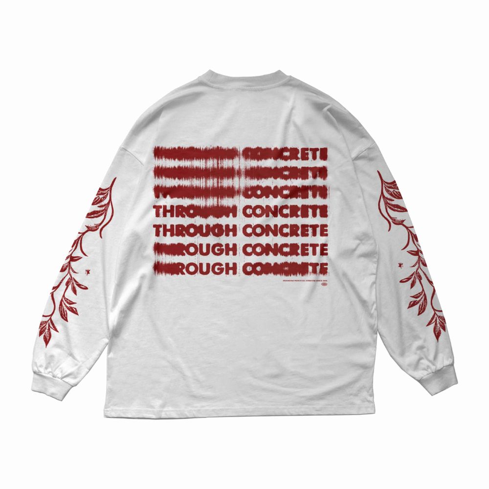 Лонгслив Подполье Concrete белый