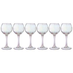 НАБОР РЮМОК ИЗ 6 ШТ "FLOWER" ЛИЛОВАЯ ДЫМКА 65 МЛ 6*6*12,4СМ