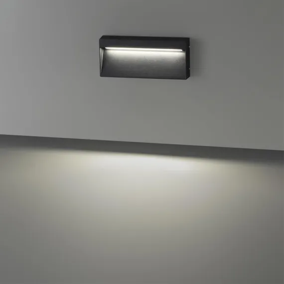 6649/5WL NATURE ODL24 000 черный/металл/акрил Подсветка для лестниц IP54 LED 5W 4000K 180° AC85-265V VITTY