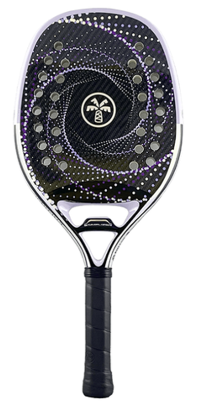 Ракетка Expanse чёрно-фиолетовая Turquoise с Итальянским нанесением "Glipper"