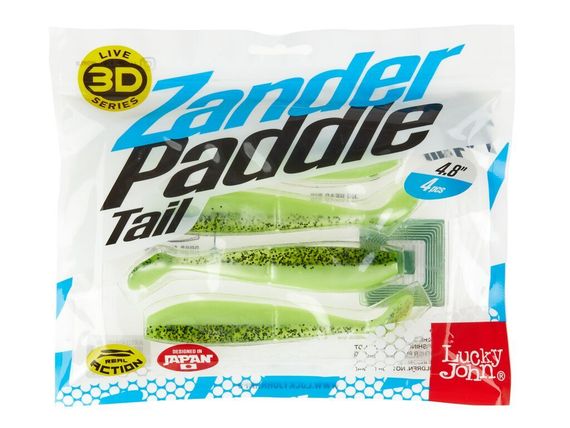 Виброхвосты LJ 3D Series Zander Paddle Tail 4.8in (12.00)/Z06 4шт.
