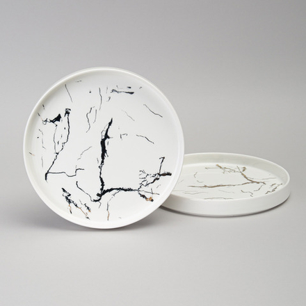 НАБОР ТАРЕЛОК ЗАКУСОЧНЫХ "FANTASY" 2 ШТ. 20,5 СМ (КОР=12НАБ.)