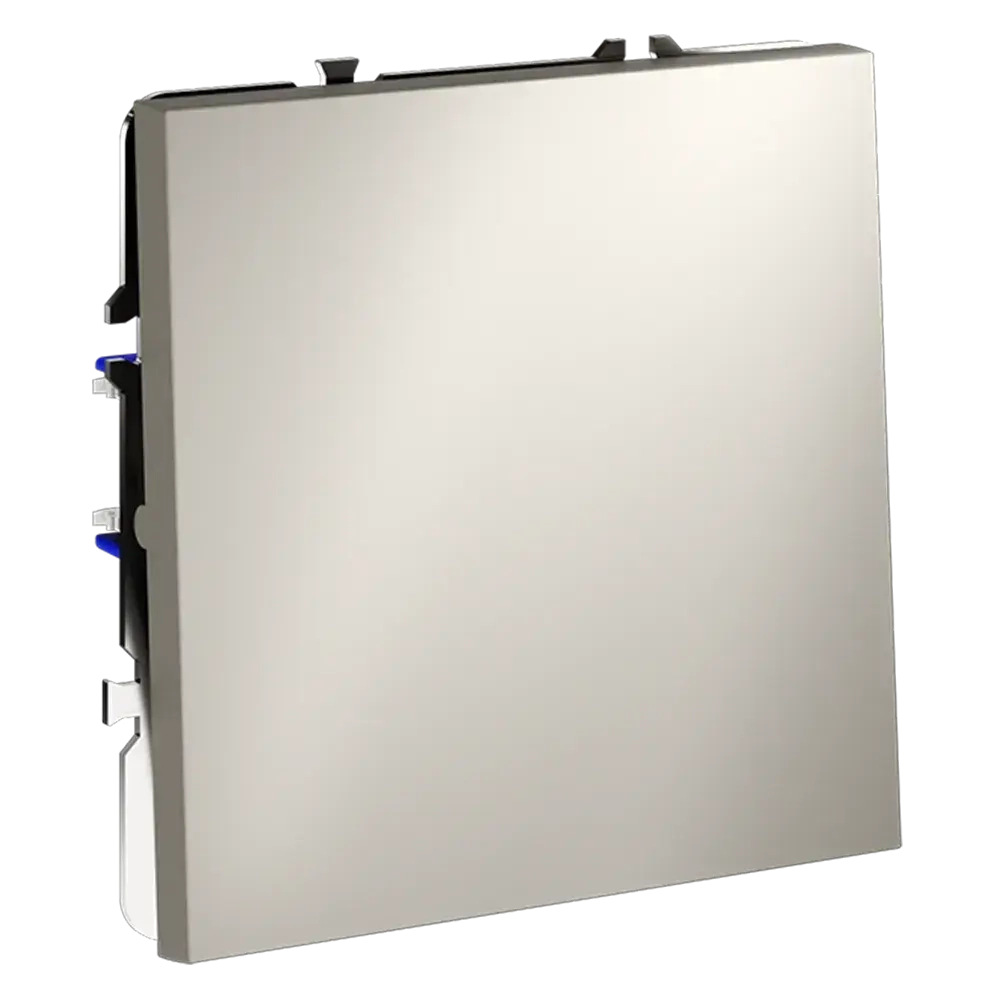 Выключатель встраиваемый VOLTUM S70 одноклавишный 10А, (кашемир)