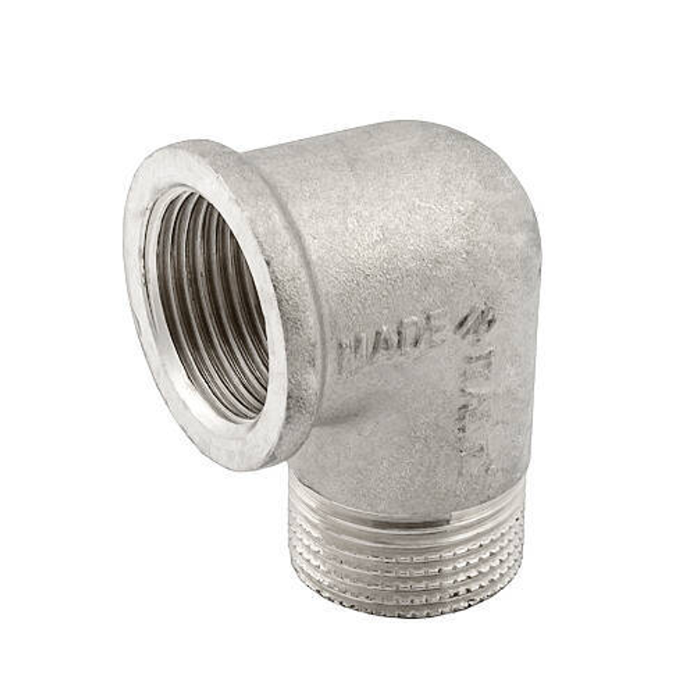 Переход с наружной на внутреннюю резьбу угловой ELSEN METALIT EBF12 - 1"1/4 (латунь с покрытием TIN)