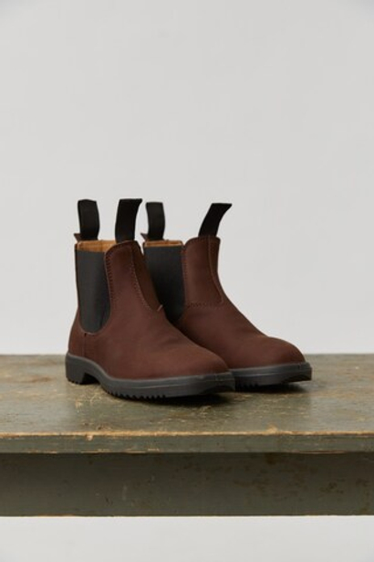 Челси из нубука шоколадного цвета