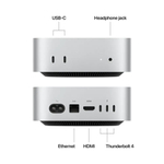 Настольный компьютер Apple Mac mini 2024 (MCYT4) Apple M4, 24 ГБ RAM, 512 ГБ SSD, Apple graphics 10-core, MacOS, silver