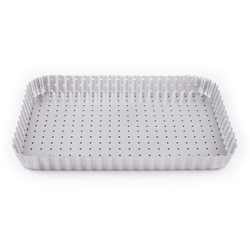 Форма для выпечки перфорированная Patisse Silver 32х22х3 см
