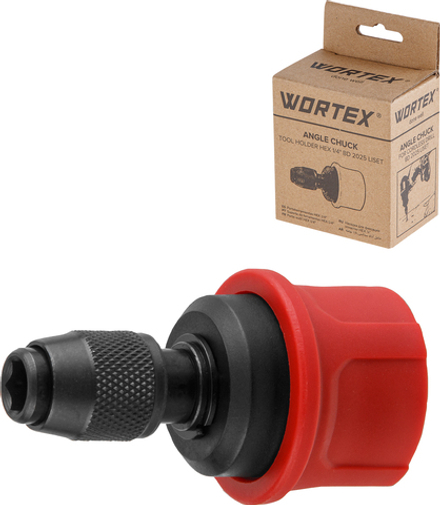 Насадка для фиксации оснастки HEX 1/4" WORTEX для BD 2025 LiSET