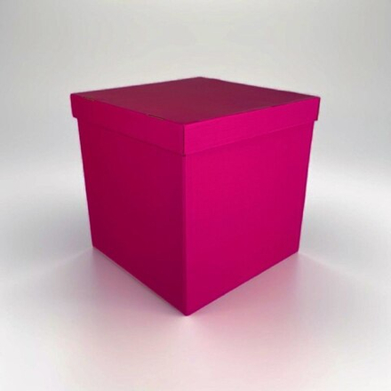 Коробка для воздушных шаров 70*70*70 Фуксия