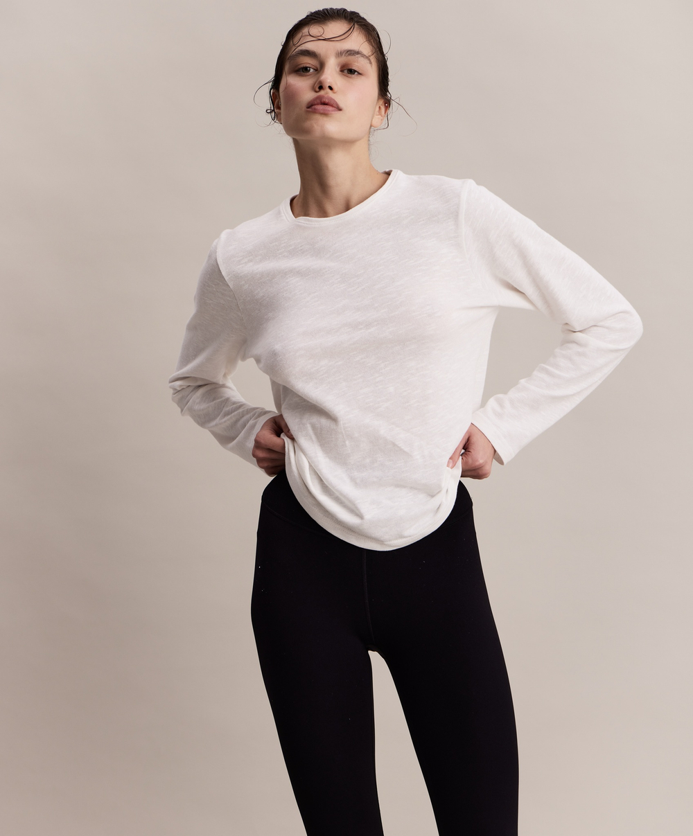 Лонгслив Robbie Longsleeve White in Cotton