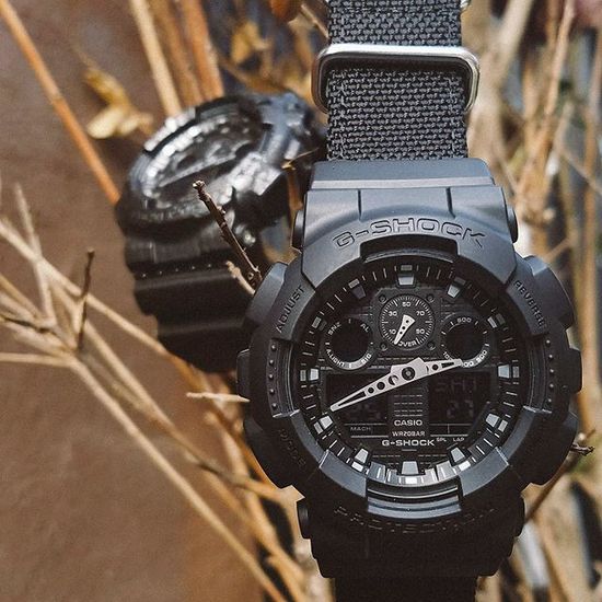 Наручные часы Casio G-Shock GA-100BBN-1ADR