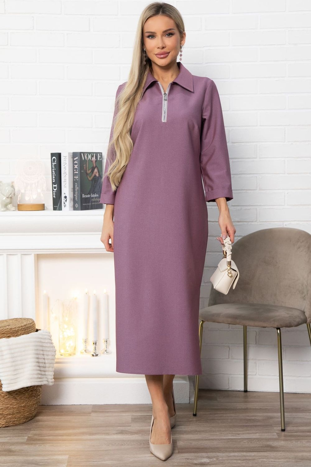 Платье Лоуренс НЬЮ (лиловое) П14875-18М LT Collection