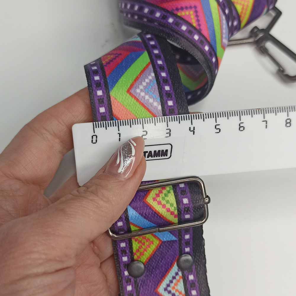 Гитарный ремень Треугольники