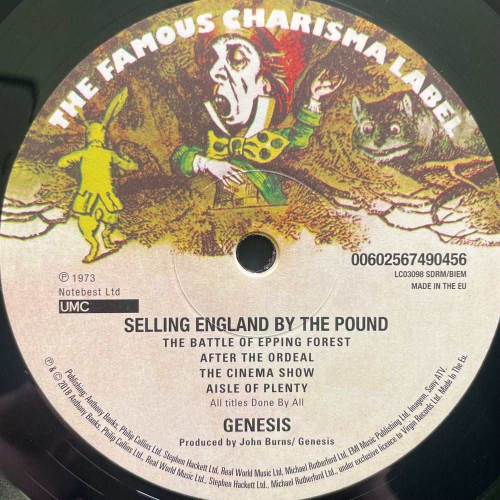 Genesis - Selling England By The Pound (Европа 2018г.)