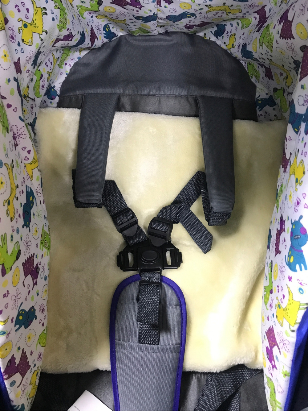 Санки-коляска KIDS 3-4 (Синий)