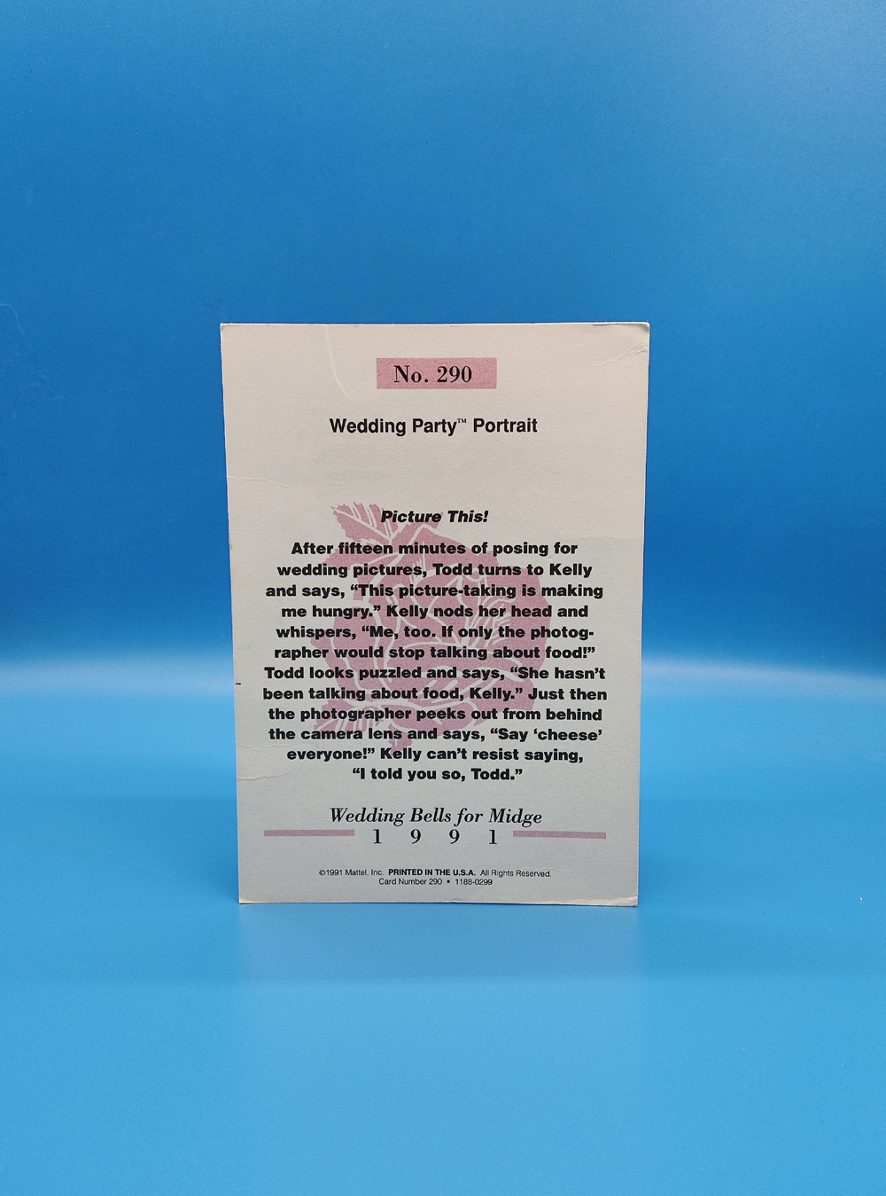 Аксессуар винтажная карточка Барби 90х 03994