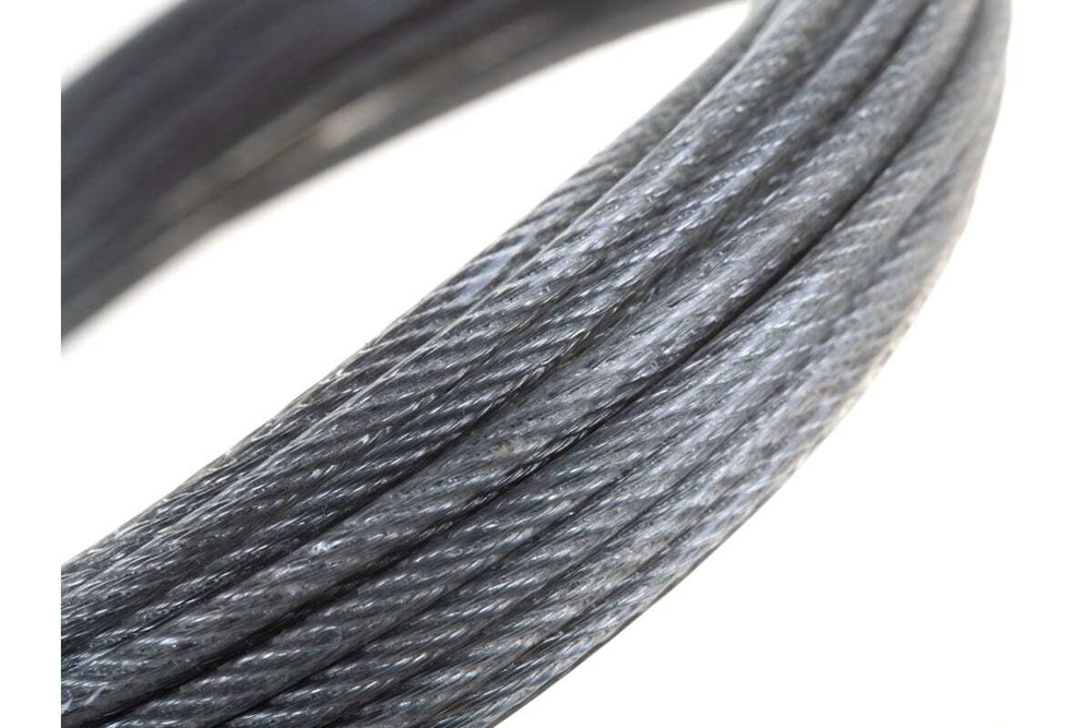 ТРОС СТРОЙБАТ СТАЛЬНОЙ В ОБОЛОЧКЕ PVC 2/3ММ 10М