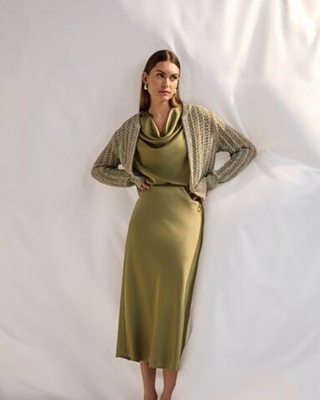 Атласная блузка Black Label