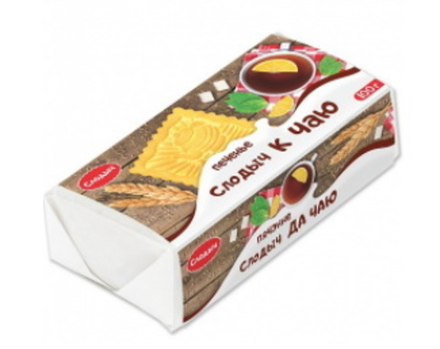 Печенье сахарное "Слодыч к чаю" 100г. Слодыч