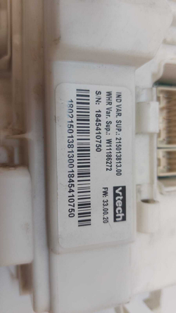 324 Электронный модуль 215013813.00 с панелью индикации 21023315102 для стиральных машин Indesit Ariston C00525781 б/у