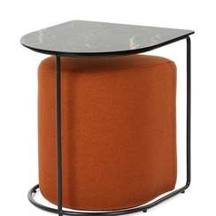 Кофейный столик с пуфом Eglens 44х42