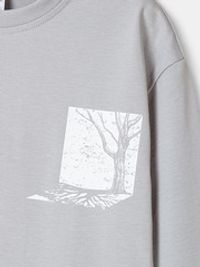 Лонгслив оверсайз "Туман" с принтом 7+