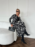 Платье комбинированное из вискоза