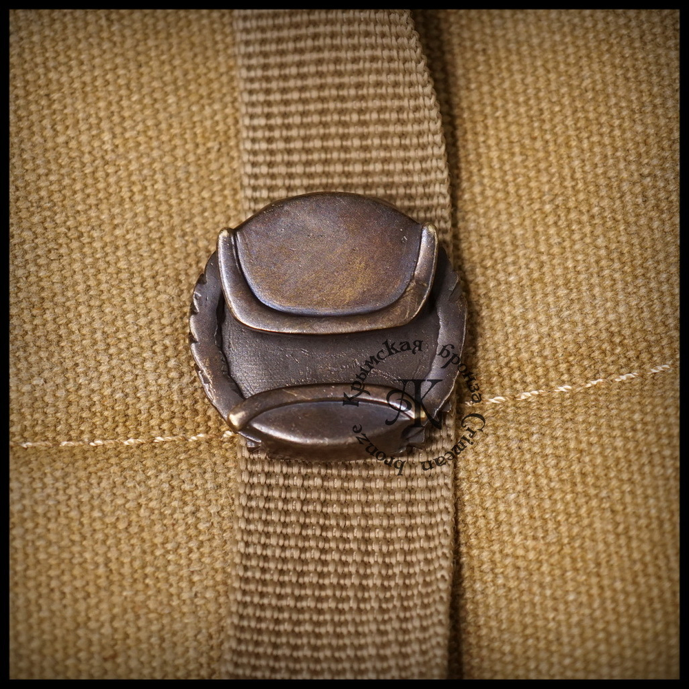 Клипса для системы MOLLE для рюкзака "Орел" , латунь
