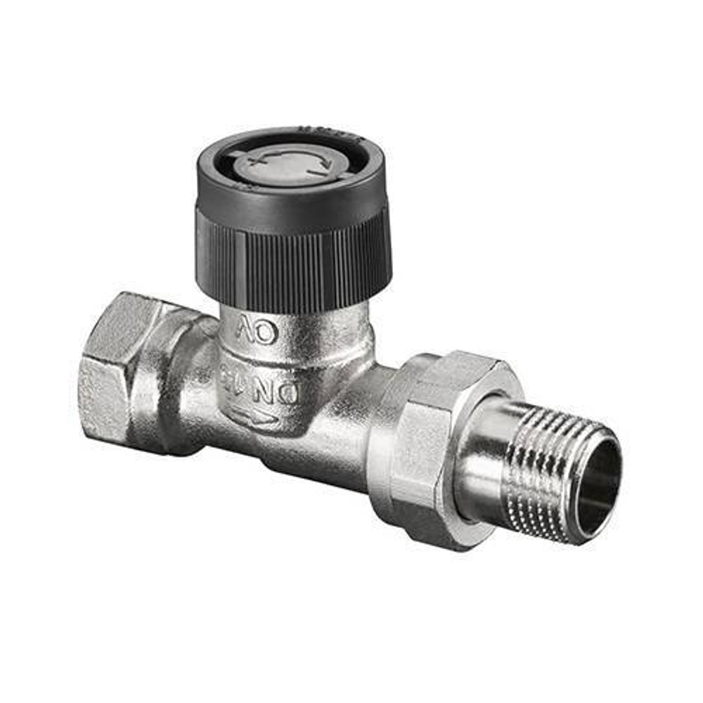 Клапан термостатический прямой Oventrop A - 3/4" (ВР/НР-американка, PN10, Tmax 120°C, KVS 2.5)