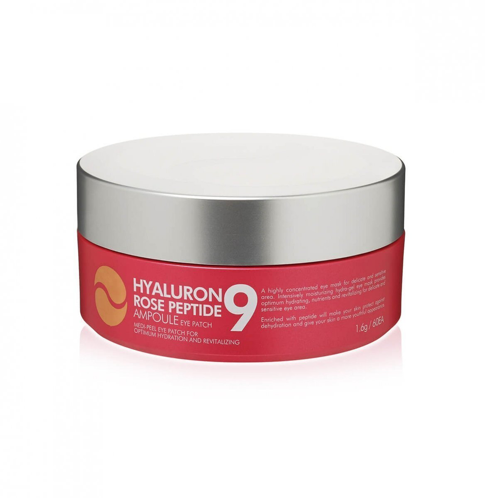 Medi-Peel Hyaluron Rose Peptide 9 Ampoule Eye Patch патчи с экстрактом розы