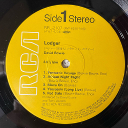 Винтажная виниловая пластинка LP David Bowie Lodger (Japan 1982) (No Obi)