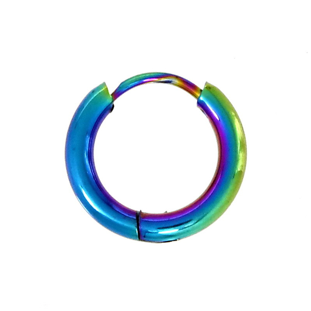 Серьга кольцо хамелеон (2,5*10) мм