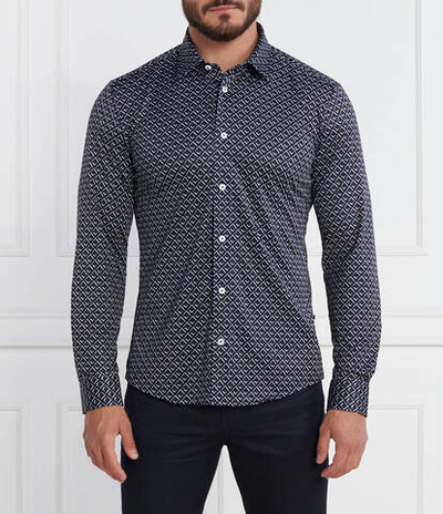 Рубашка P ROAN kent C BOSS BLACK - темно-синий(50503148)