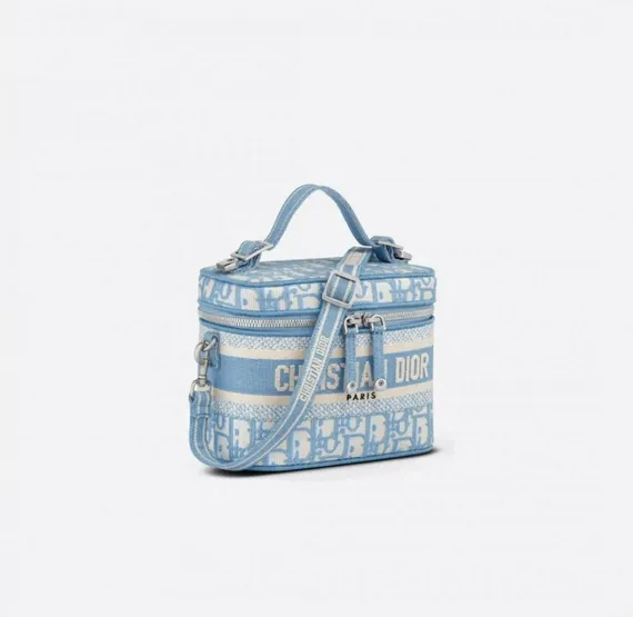 Косметичка Dior Diortravel голубой