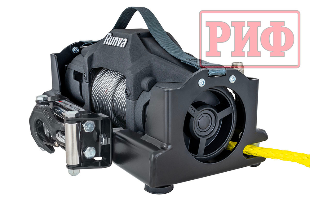 Лебёдка переносная 6000F c площадкой, стальной трос РИФ