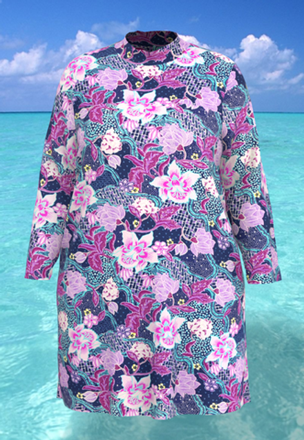 Купальный топ 17260 сиреневый