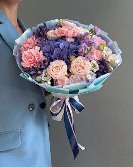 Букет «Чистая лазурь»