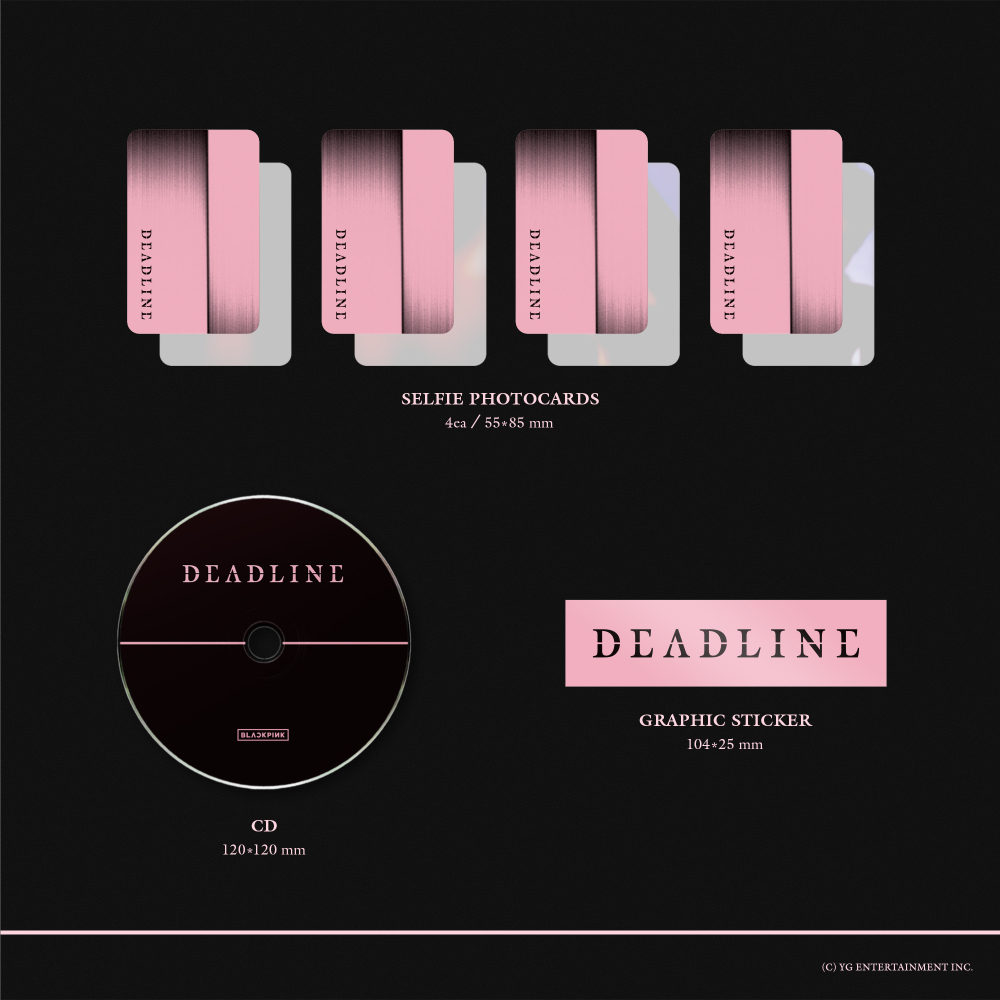 Альбом BLACKPINK - 3rd Mini Album [DEADLINE] (BLACK Ver. / PINK Ver.)