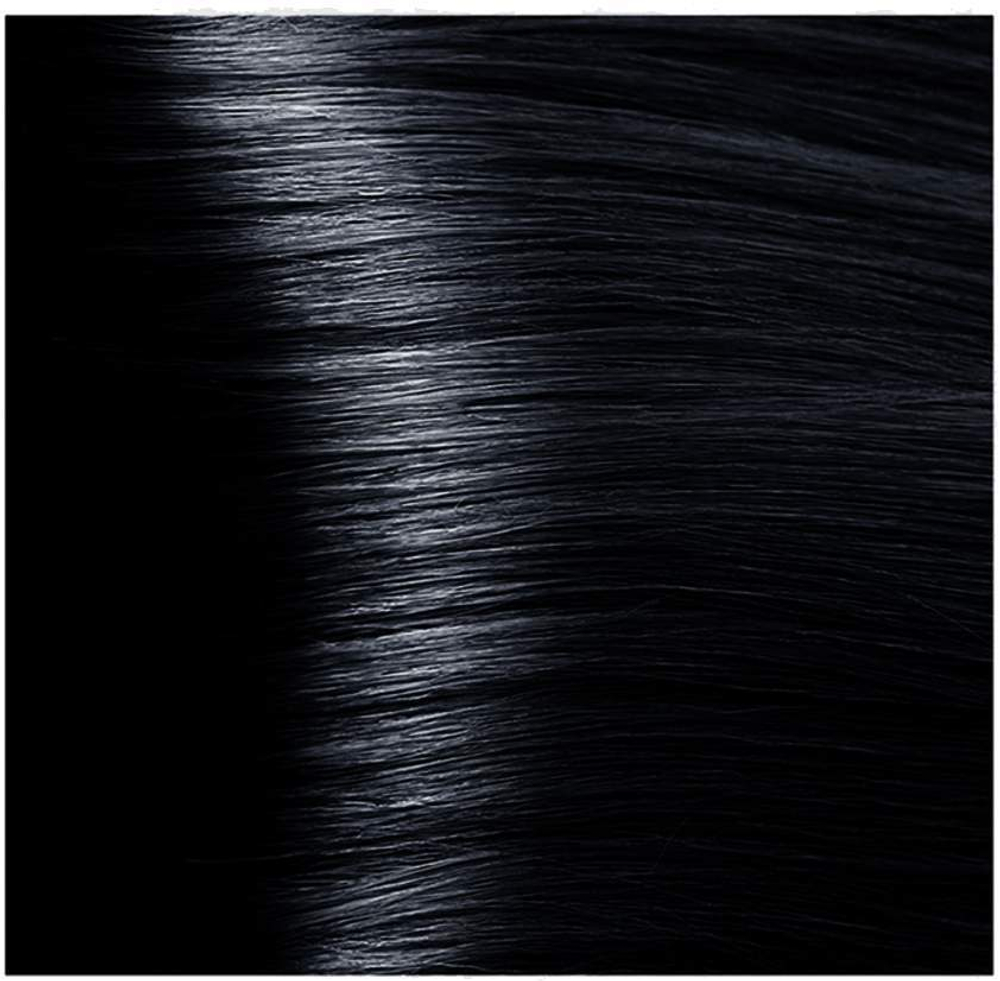 Kapous Professional Крем-краска для волос Hyaluronic Acid,  с гиалуроновой кислотой, тон №1.1, Иссиня-черный, 100 мл