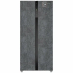 Холодильник (Side-by-Side) Weissgauff WSBS 500 Inverter NoFrost Rock Glass (q)
