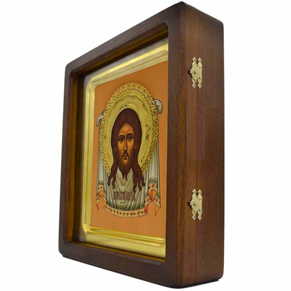 Икона Спаса Нерукотворного в киоте