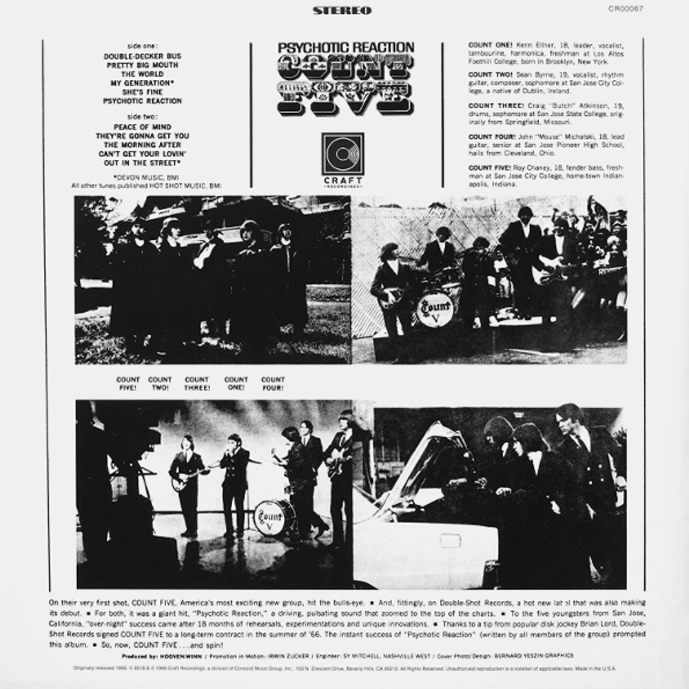Count Five / Psychotic Reaction (LP)