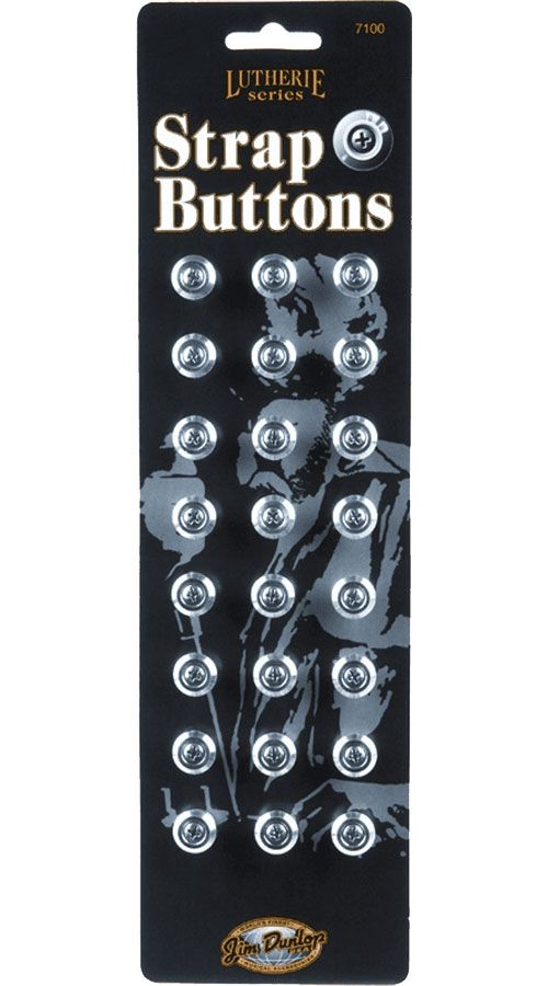 Dunlop 7100SI Strap Buttons 24Pack