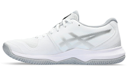 Женские кроссовки для бадминтона/сквоша Asics Gel-Tactic 12 - white/pure silver