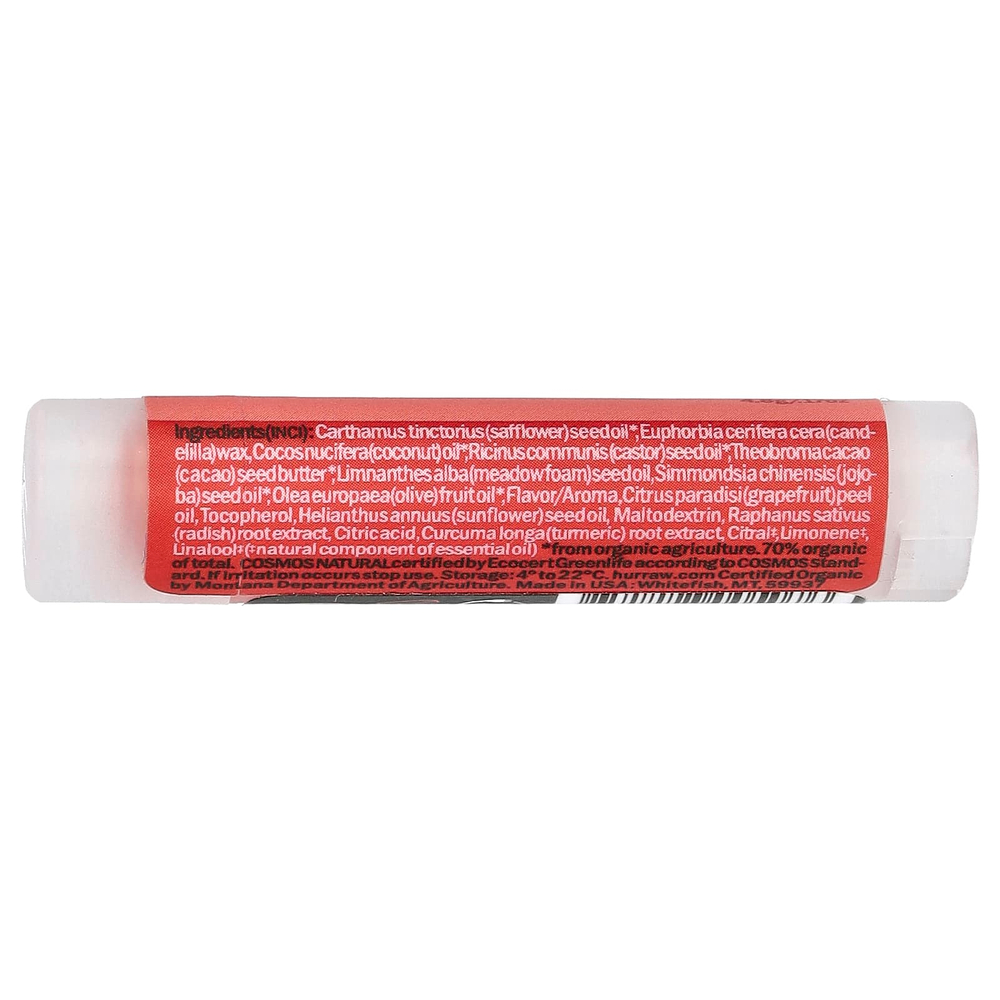 Hurraw! Balm, бальзам для губ, грейпфрут, 4,8 г (0,17 унции)