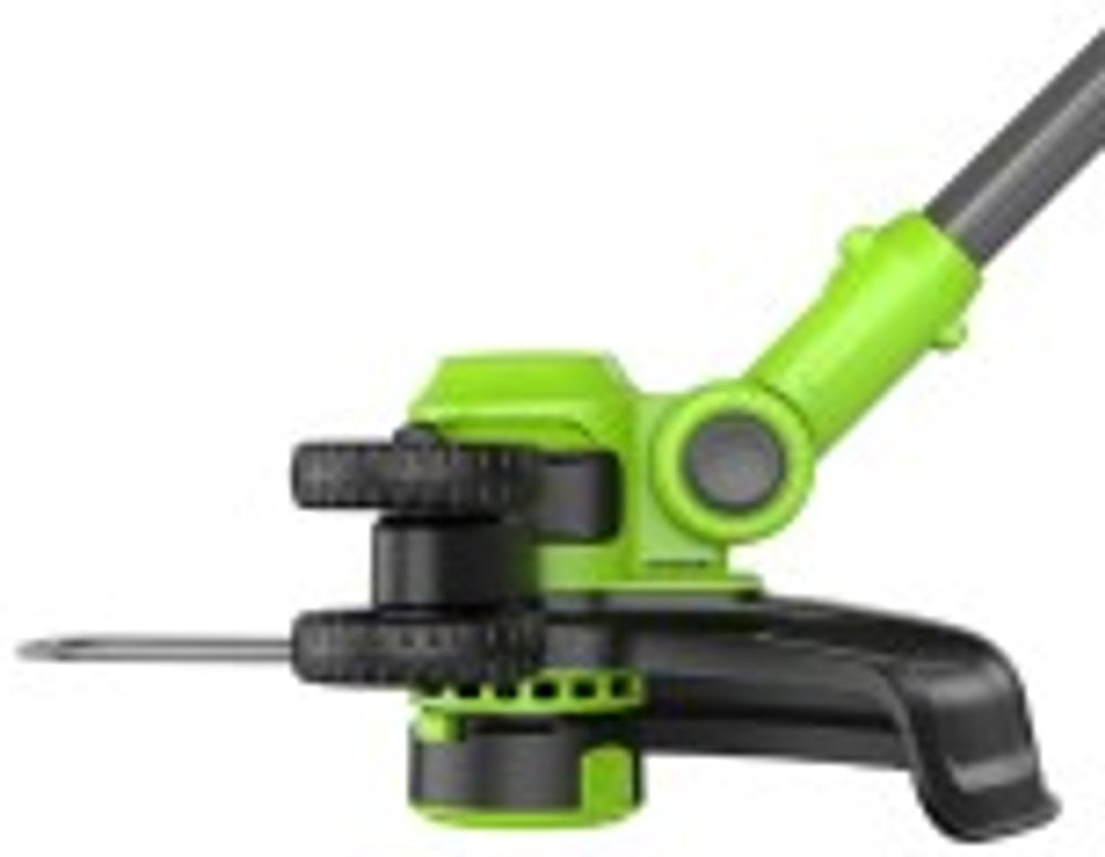 Триммер аккумуляторный GREENWORKS 2113207UB 24V, 30 см, с 1хАКБ 4 Ач и ЗУ