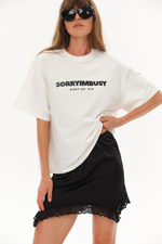 Футболка SORRY I`M BUSY | Белый