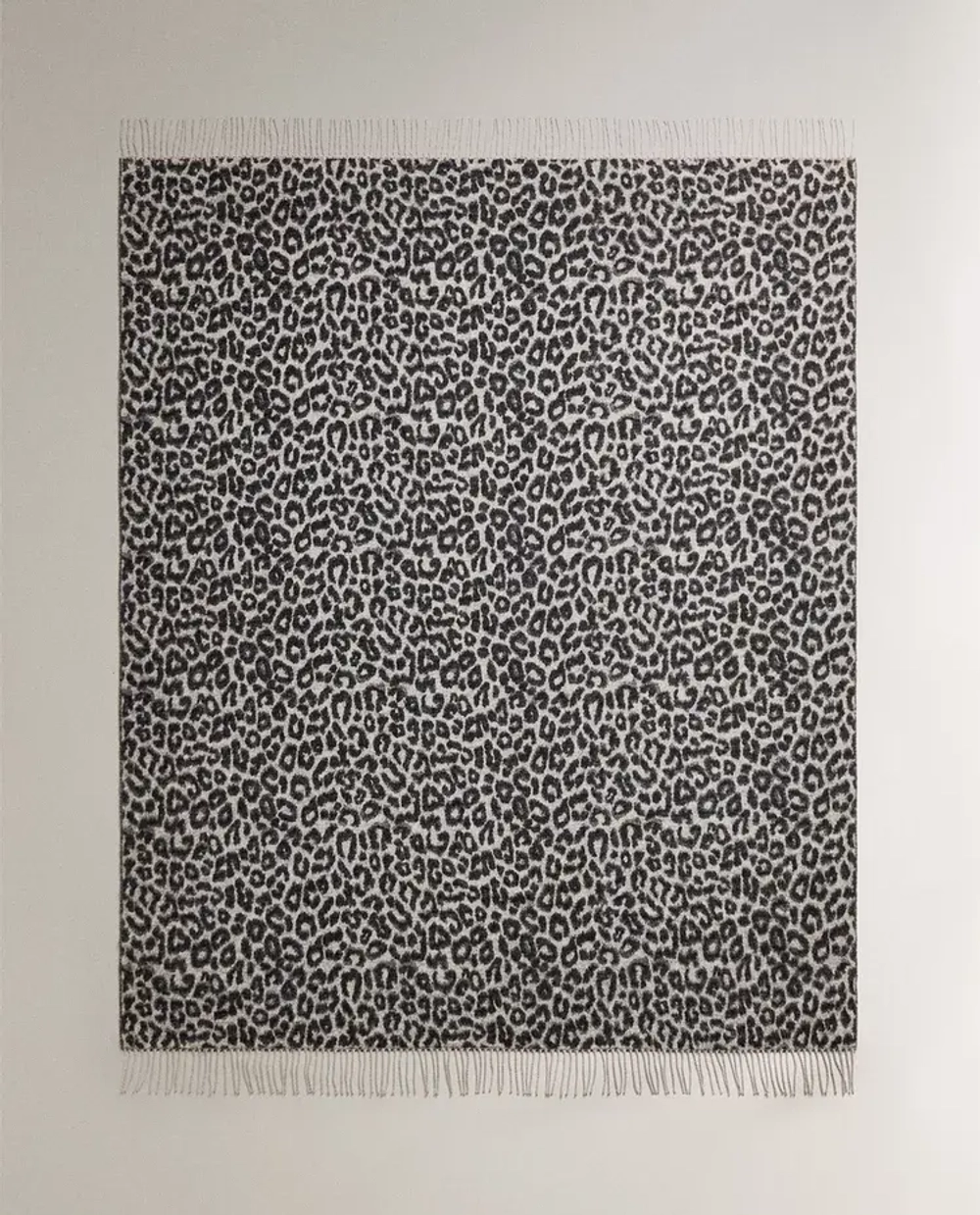 ZARA HOME ПЛЕД ИЗ ХЛОПКА С ЛЕОПАРДОВЫМ УЗОРОМ, ЛЕОПАРДОВЫЙ